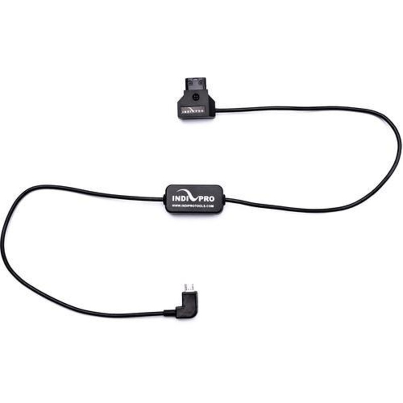 D-Tap to Right-Angle 5 Volt Micro-USB Cable (24", Regulated)