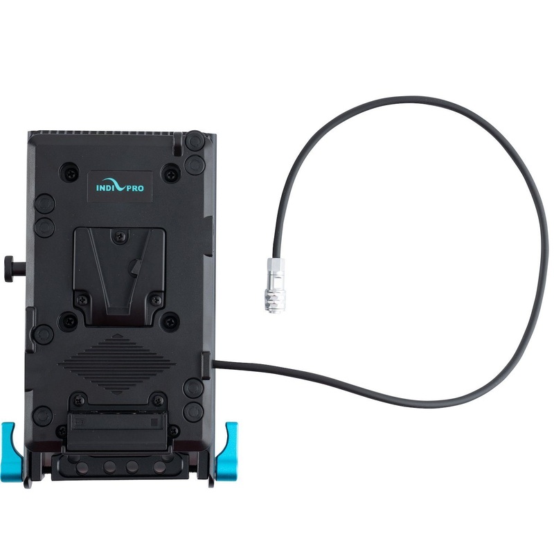 Open Box V-Mount Battery Plate with 15mm Rod Mount for BMPCC 4K/6K/6K Pro/6k G2 (16")