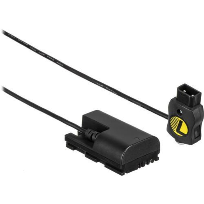 SafeTap Connector Cable to Canon LP-E6 type Dummy Battery (28", Regulated)