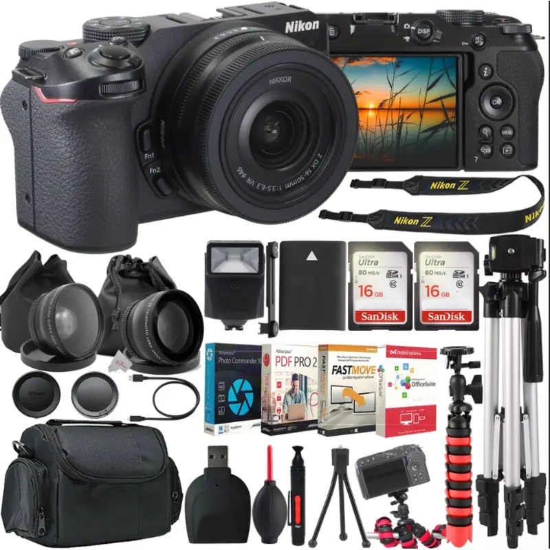 Nikon Z30 Mirrorless Camera with DX 16-50mm Lens All You Need Accessory Bundle
