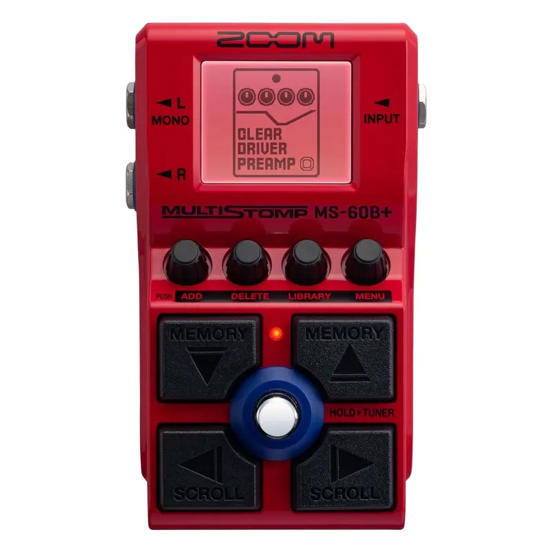 Zoom MS-60B+ MultiStomp Multi-FX Bass Pedal