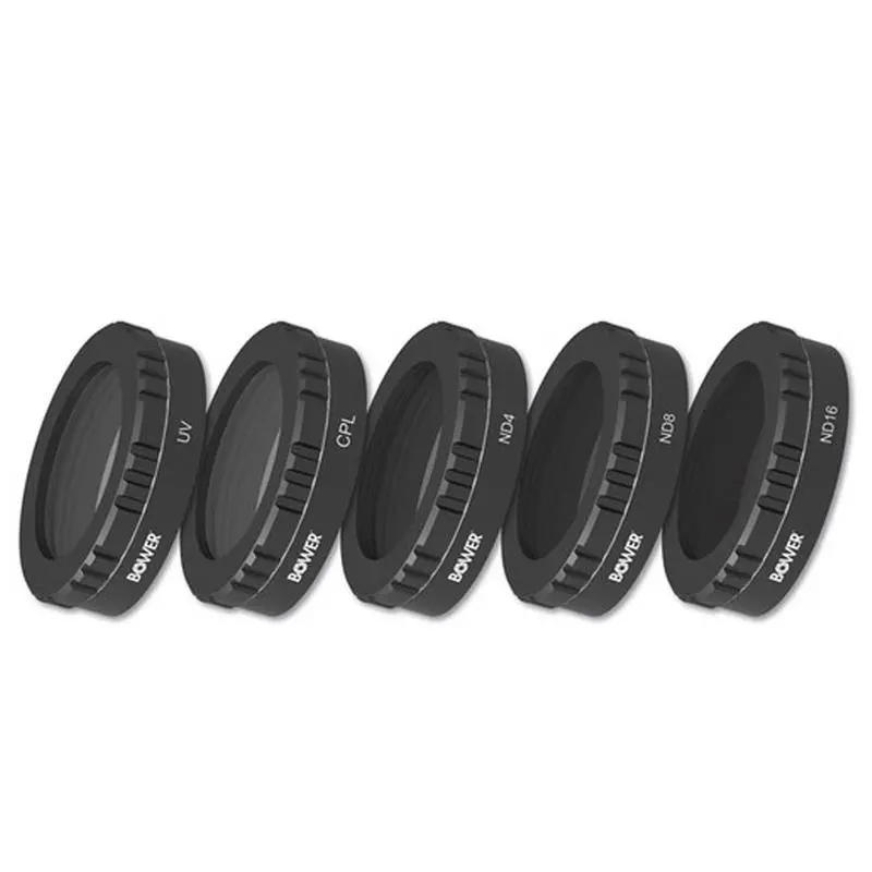 Bower SCS-FK5MVAIR for Mavic Air 5Pc Filter Kit UV CPL ND ND8 and ND16 Filters