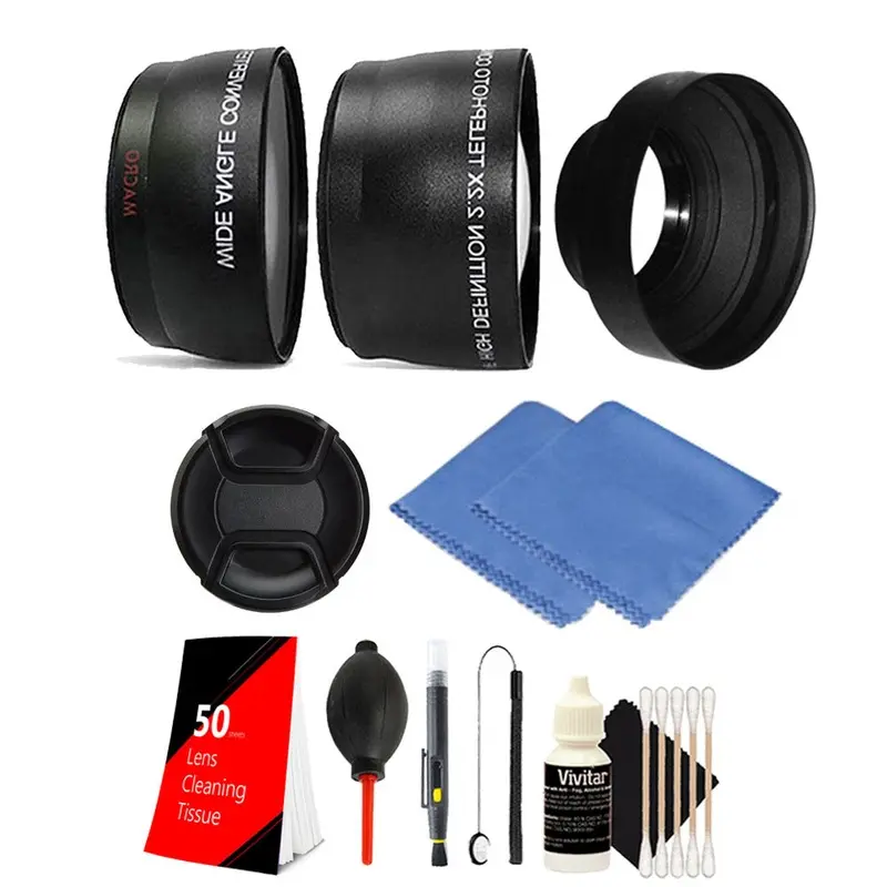 58mm Macro Kit with Lens Accessory Kit for Canon T6i, T6, T6s, T5i, T5, T4i  T3i and T2i