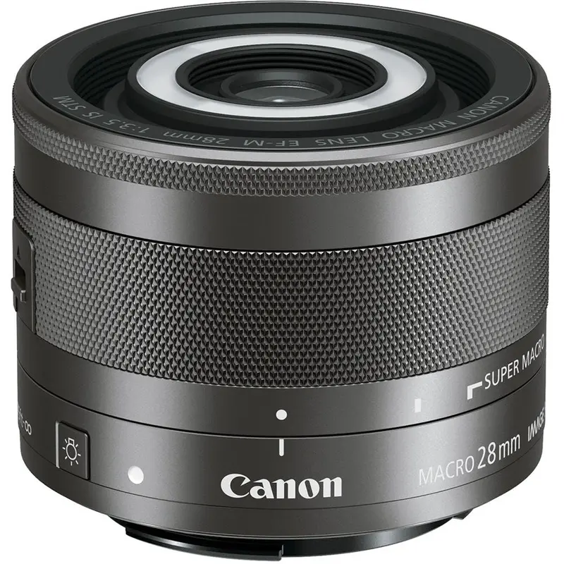 Canon EF-M 28mm f/3.5 Macro IS STM Lens for Canon EOS M Series Mirrorless Cameras