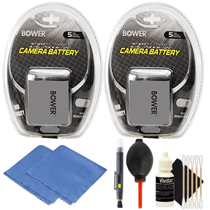 2 LP-E10 Replacement Battery with Accessories for Canon EOS 1200D and 1300D