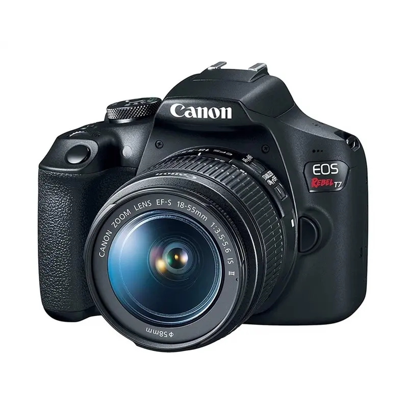 Canon EOS Rebel T7 24.1MP Digital SLR Camera with EF-S 18-55 IS II Lens - Refurbished