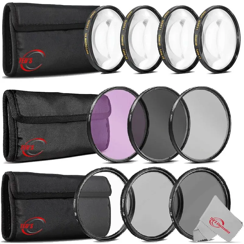 72mm UV CPL ND Lens, Macro + Filter Kit