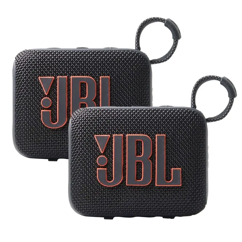 JBL Go 4 Portable Bluetooth Speaker (Black) - 2 Unit