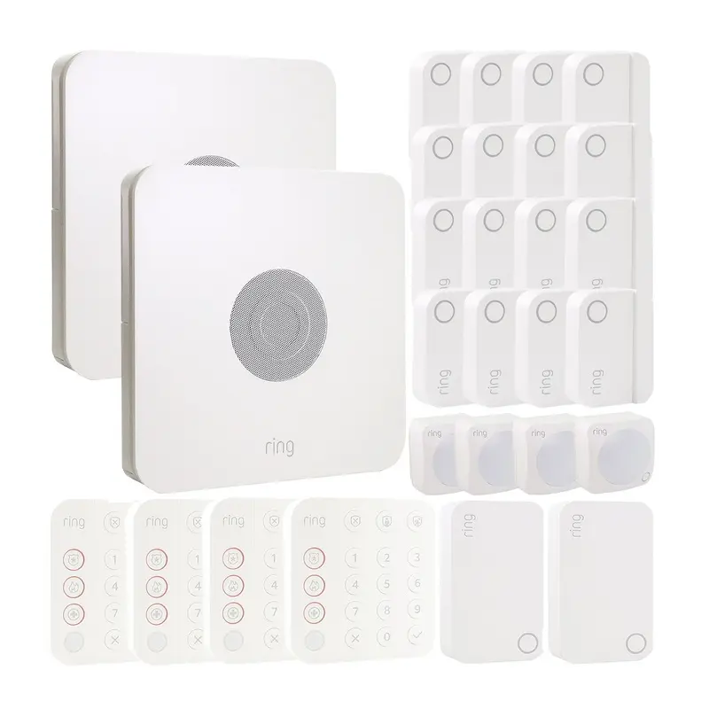 Ring Alarm 14-Piece Home Security Kit  Wireless System, Works with Alexa - 2 Units