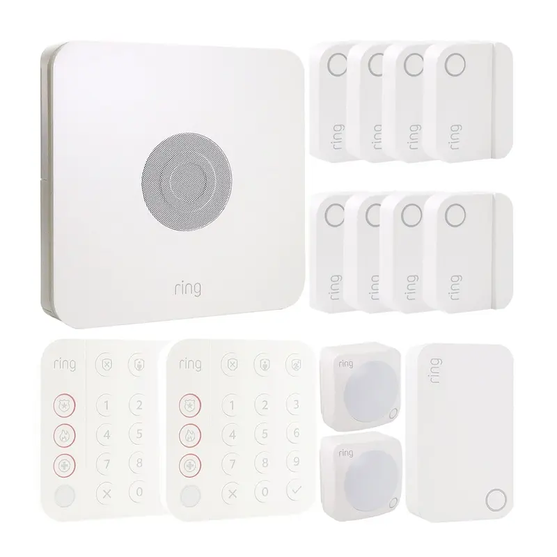 Ring Alarm 14-Piece Home Security Kit  Wireless System, Works with Alexa