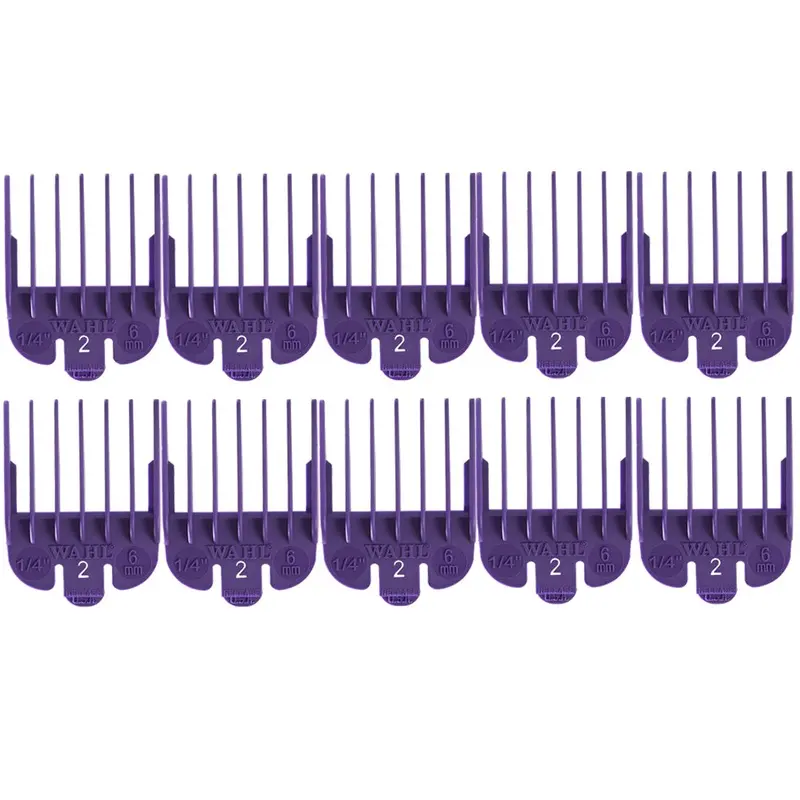 10 Pack Wahl Color-Coded Clipper Guide #6 - 3/4" #3174-1103