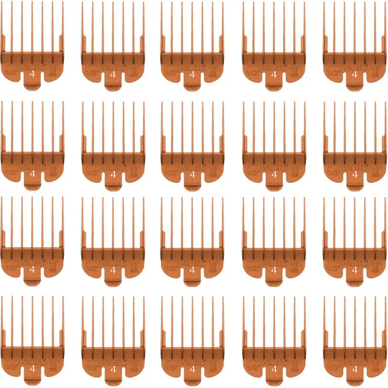 20 Pack Wahl Color-Coded Clipper Guide #4 - 1/2" #3144-1003