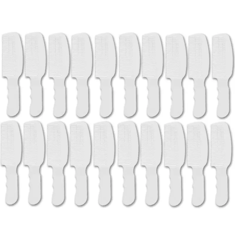 20 Units Wahl Flat Top Comb White #3329-100