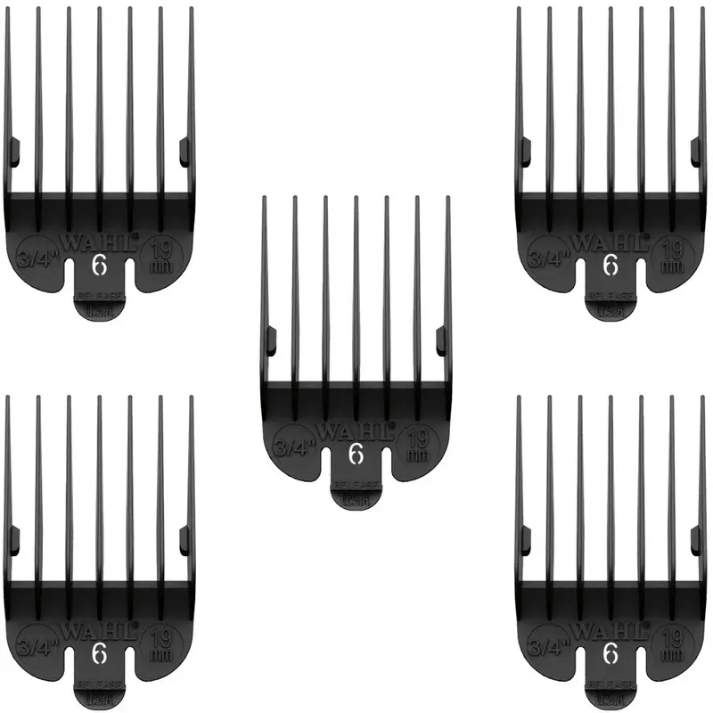5 Units Wahl Attachment Comb, #6 - 3/4" Model #WA-3174-001