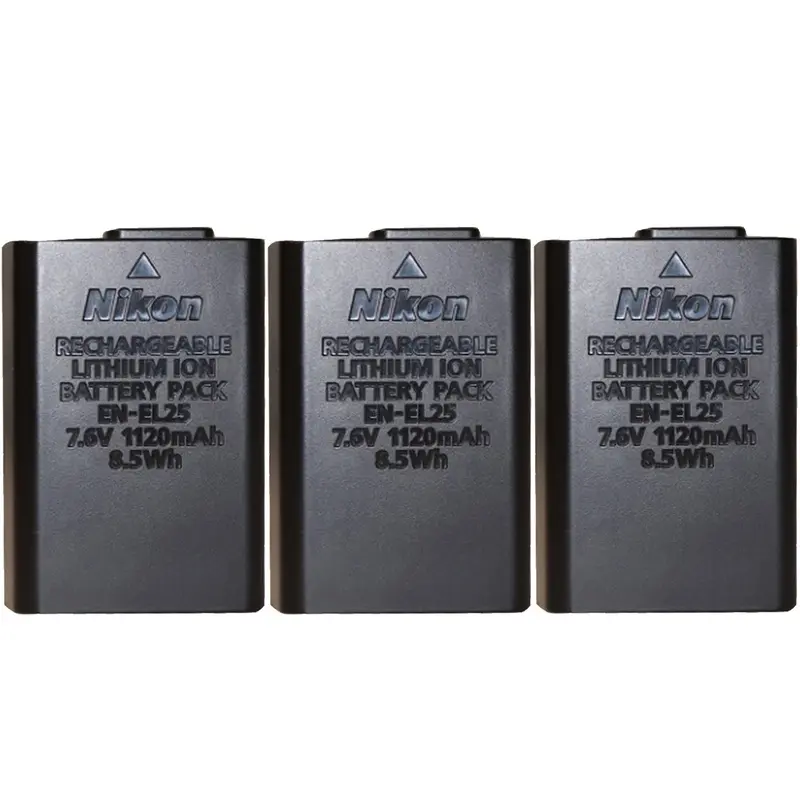 Nikon EN-EL25 Rechargeable 4241 Lithium-Ion Battery - 3 Count