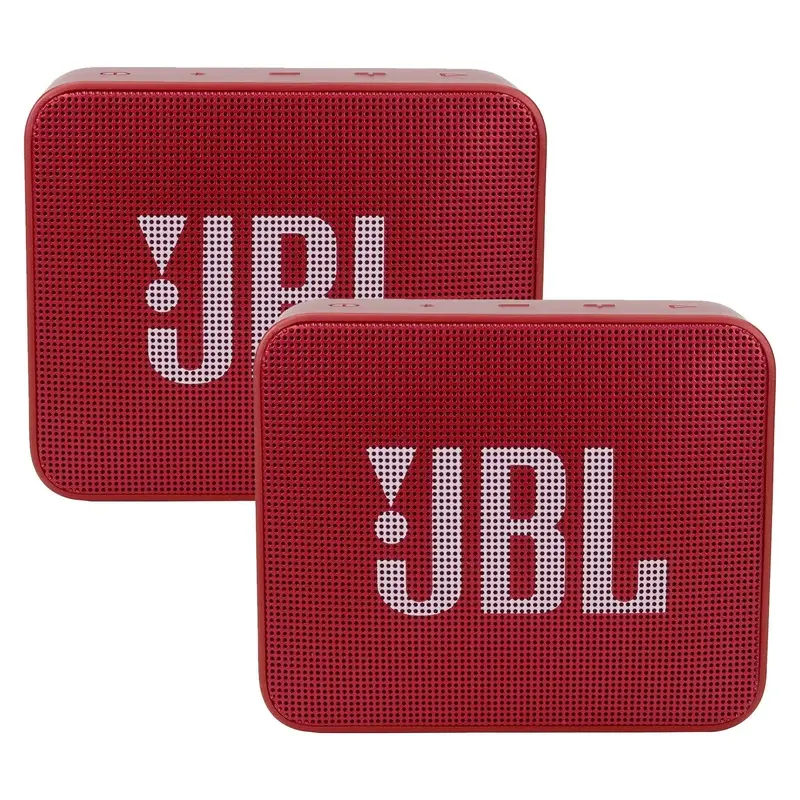 2x JBL GO 2 Wireless Waterproof Speaker Red