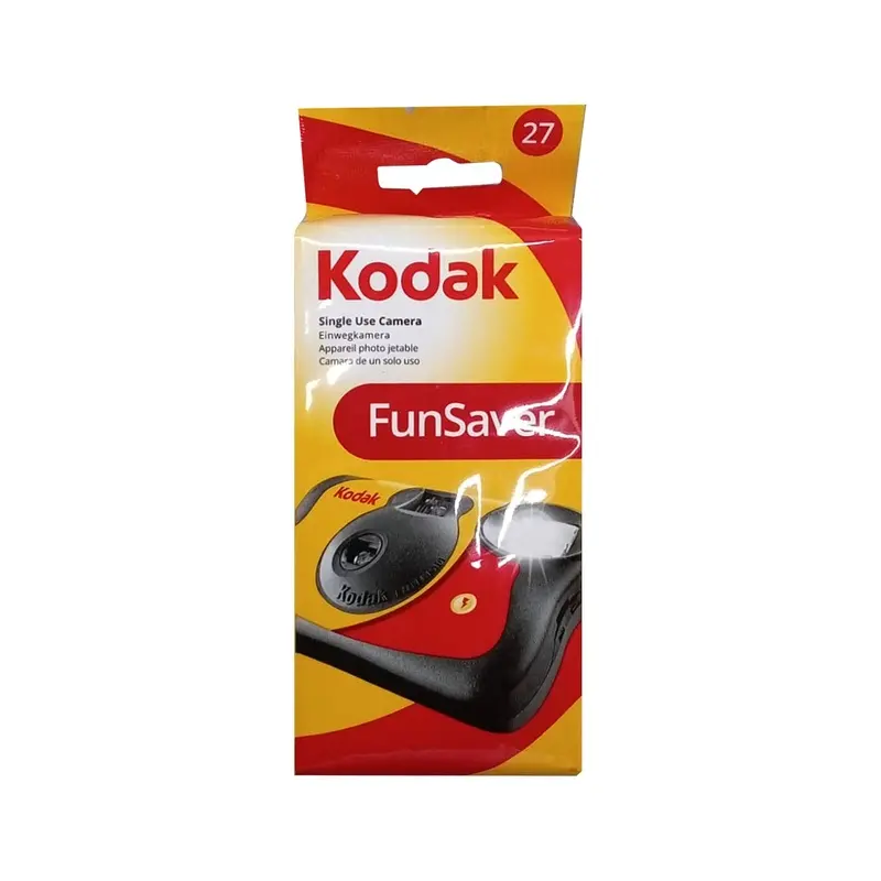 Kodak 35mm One-Time-Use Disposable Camera (ISO 800) with Flash - 27 Exposure