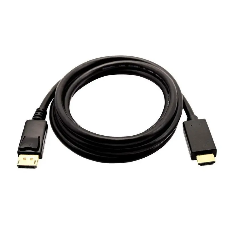 V7 Black Video Cable Displayport Male To Hdmi Male 3M 10Ft