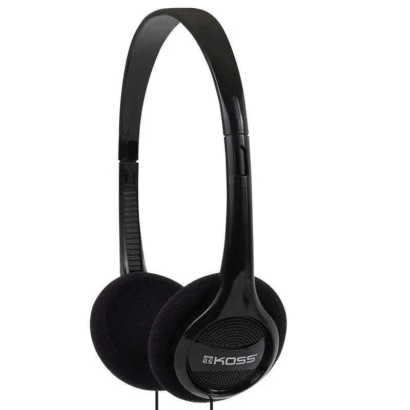 Koss KPH7 On-Ear Portable Stereo Headphones, Black