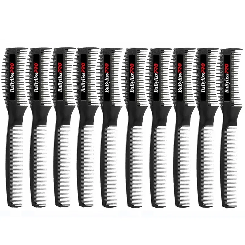 10x BaByliss Pro Professional Texturizing Comb #BCUTCOMB