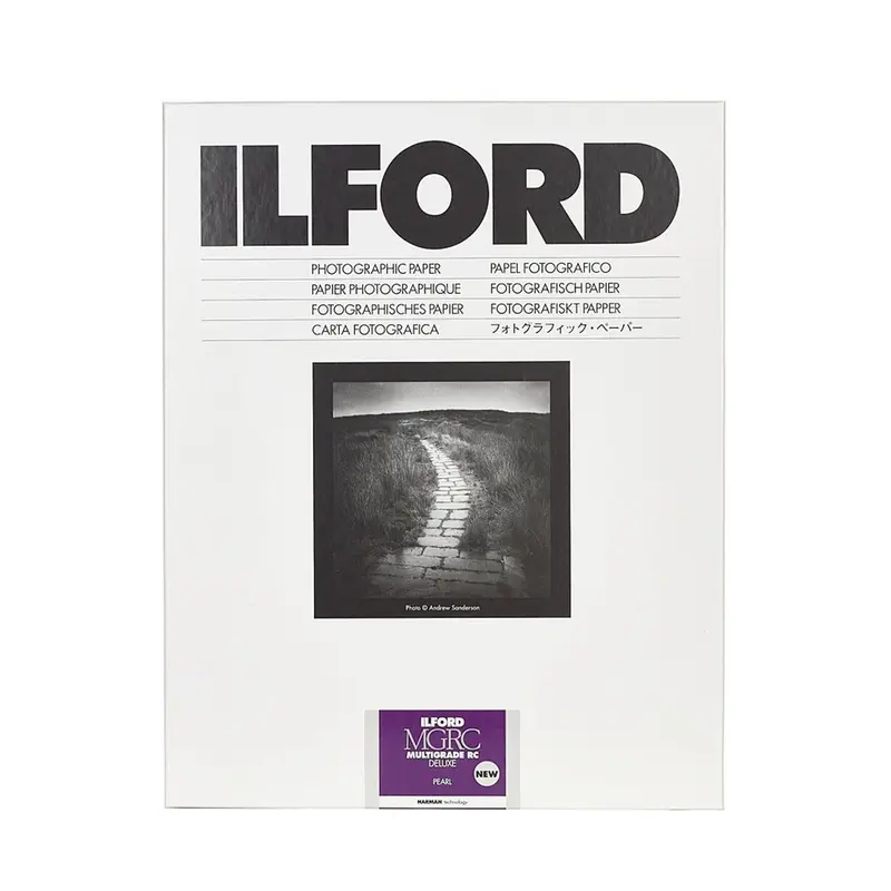 Ilford Multigrade RC Deluxe Paper, Pearl, 8.5" x 11" - 250 Sheets