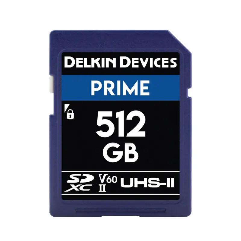 Delkin Devices 512GB PRIME UHS-II SDXC Memory Card