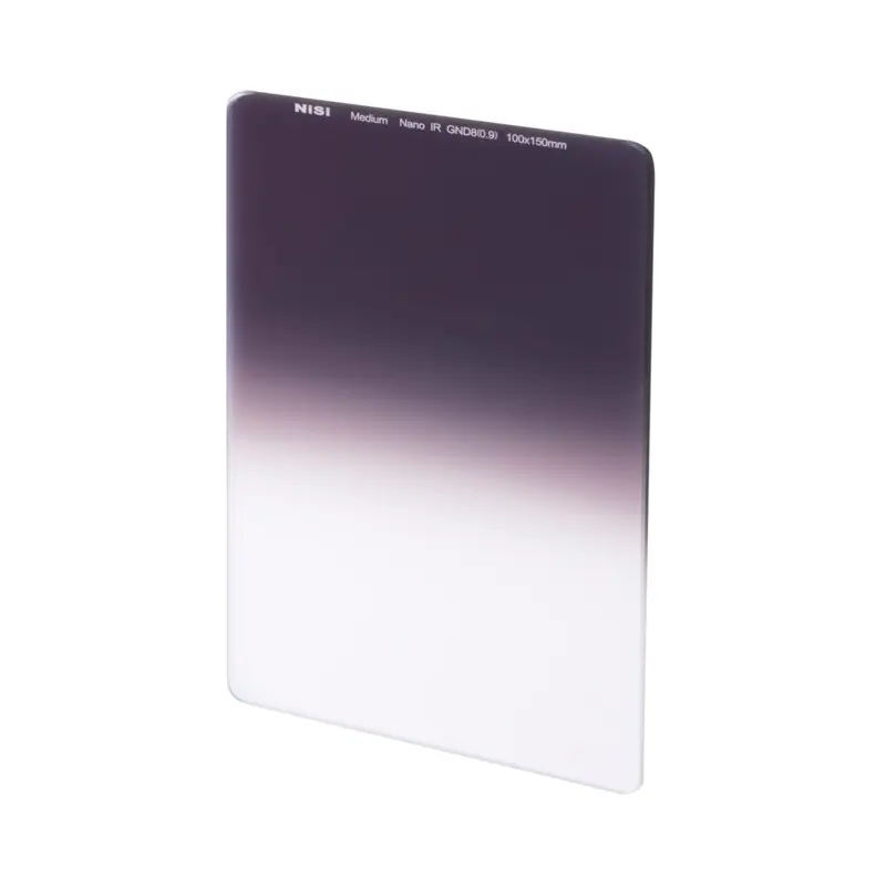 NiSi 100x150mm Nano IR Medium Graduated ND4 Neutral Density 0.6 2-Stop Filter