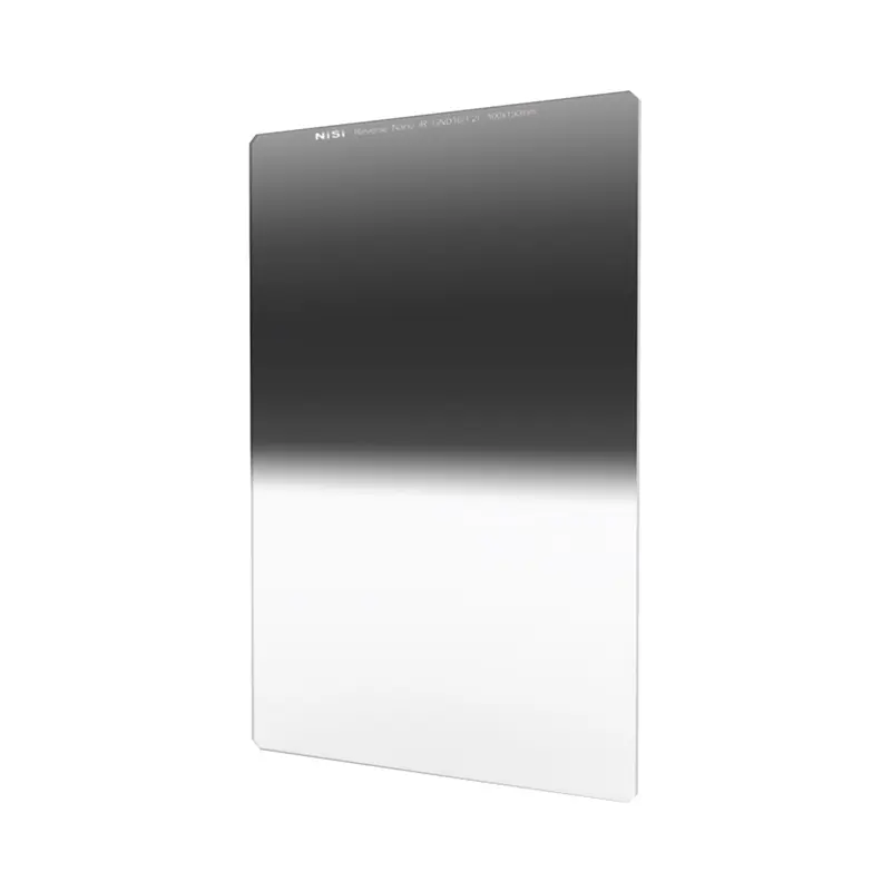 NiSi 100x150mm Reverse Nano IR Graduated ND16 Neutral Density 1.2 4-Stop Filter