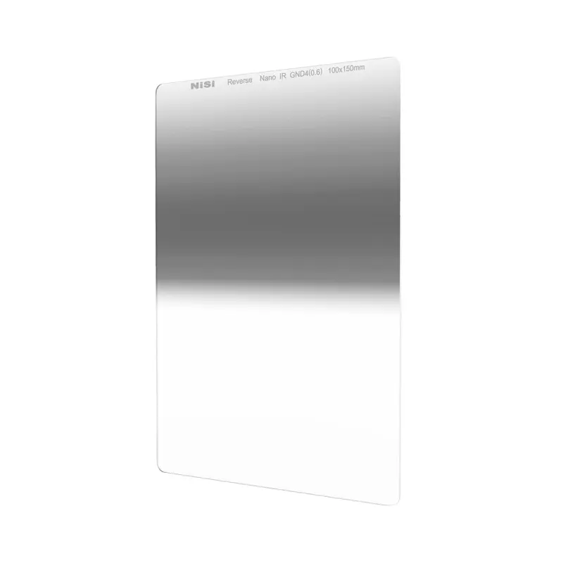NiSi 100x150mm Reverse Nano IR Graduated ND4 Neutral Density 0.6 2-Stop Filter