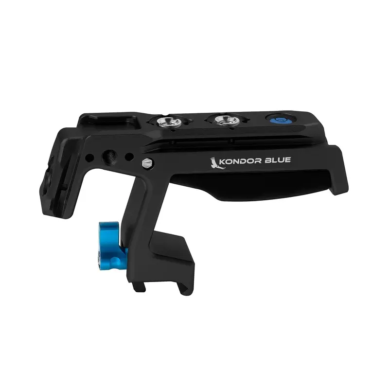 Kondor Blue Talon Top Handle NATO Rail for Cameras, Monitors & Cages - Raven Black