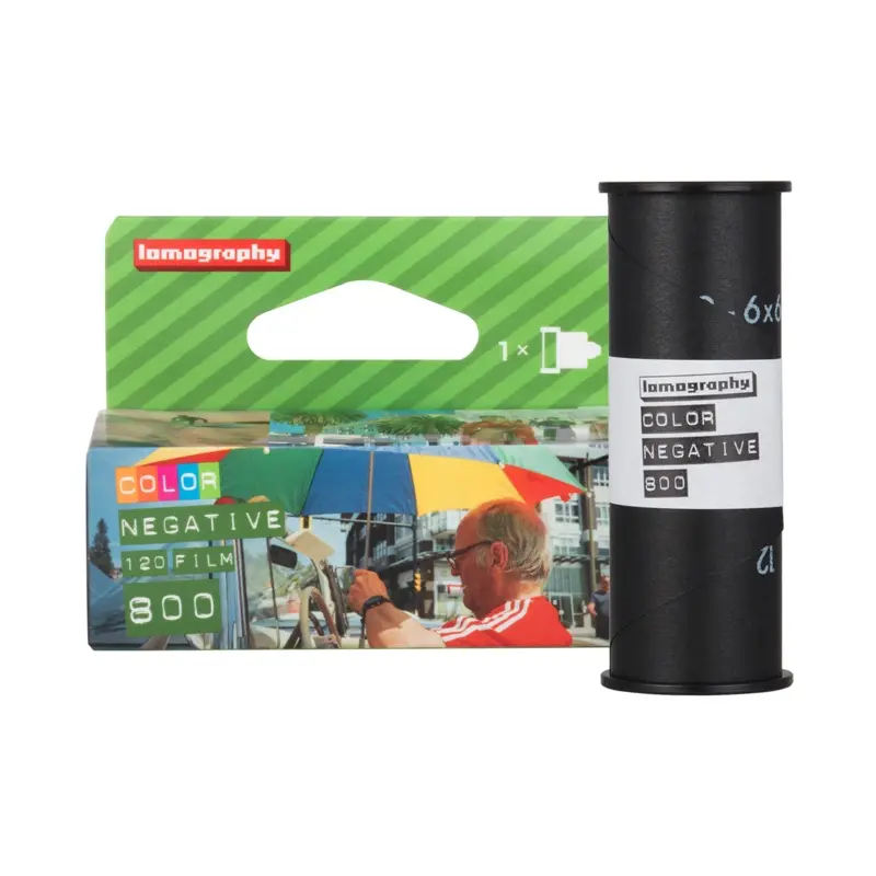 Lomography 800 Color Negative - 120 Film, Single Roll