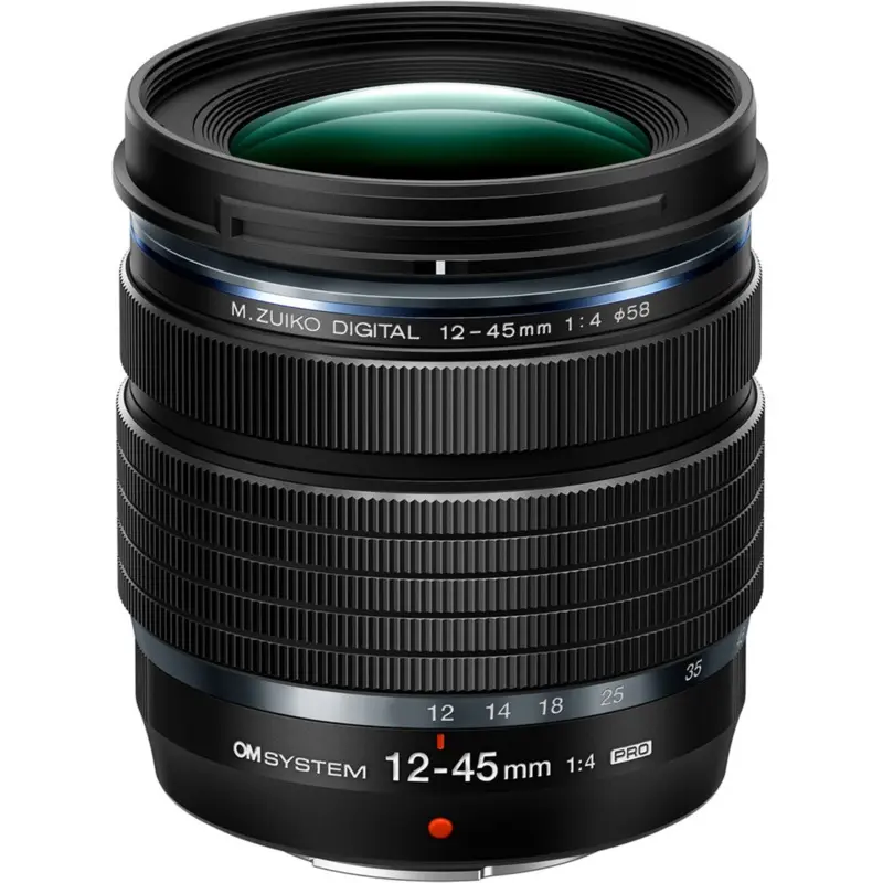 OM System M.Zuiko Digital ED 12-45mm f/4.0 PRO Lens - Black
