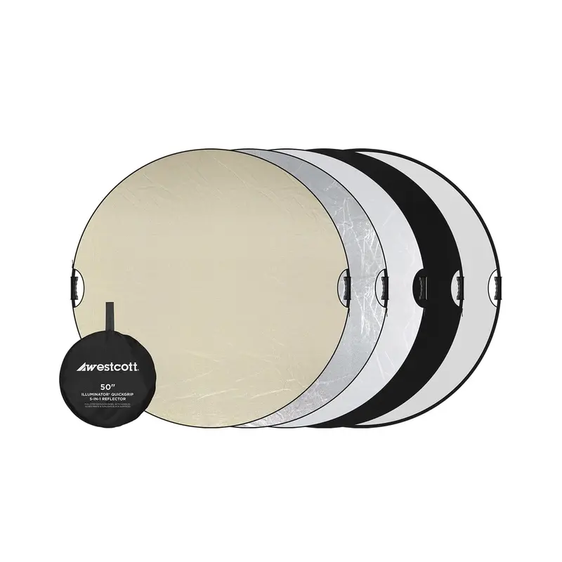Westcott Illuminator Collapsible 5-in-1 Reflector - 50"