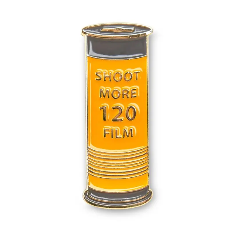Shoot More 120 Gold Film Pin