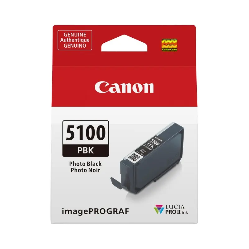 Canon PFI-5100 Photo Black Lucia PRO II Ink Cartridge - 14.4mL