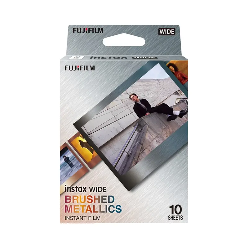 Fujifilm Instax Wide Brushed Metallics Instant Film - 10 Exposures