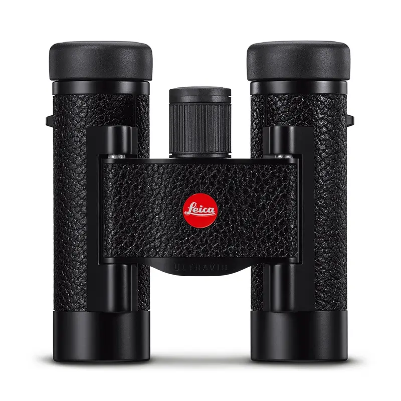 Leica 8x20 Ultravid Blackline Waterproof Binoculars - Leathered, Black