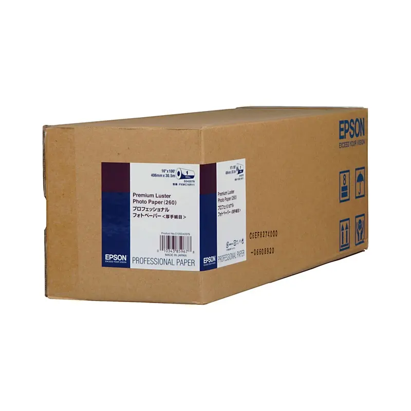 Epson Premium Luster Photo Inkjet Paper, 16" x 100' - Roll Paper