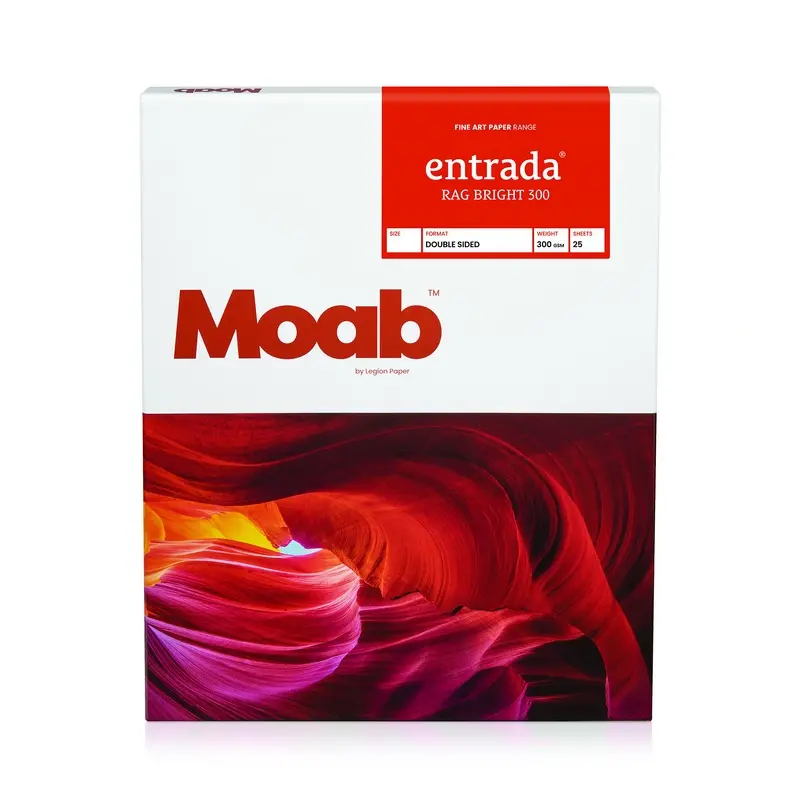 Moab Entrada Rag Bright 300, 11" x 17" - 25 Sheets