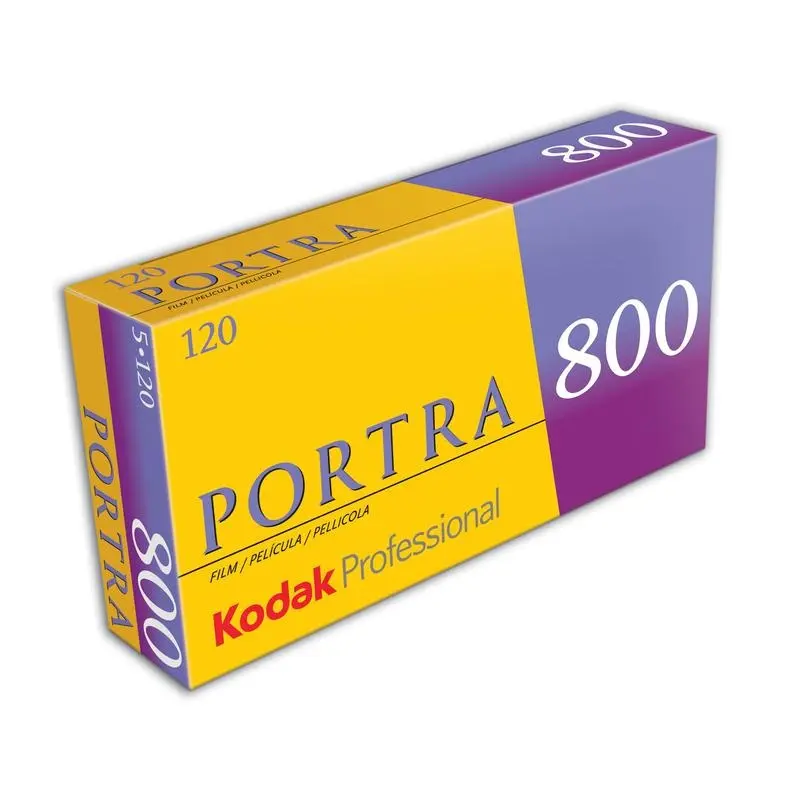 Kodak Professional Portra 800 Color Negative - 120 Film, 5 Pack