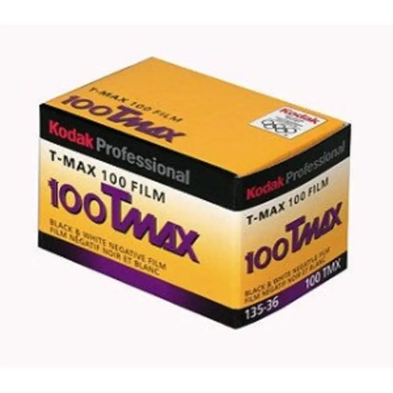 Kodak Professional T-Max 100 Black & White Negative - 35mm Film, 24 Exposures, Single Roll