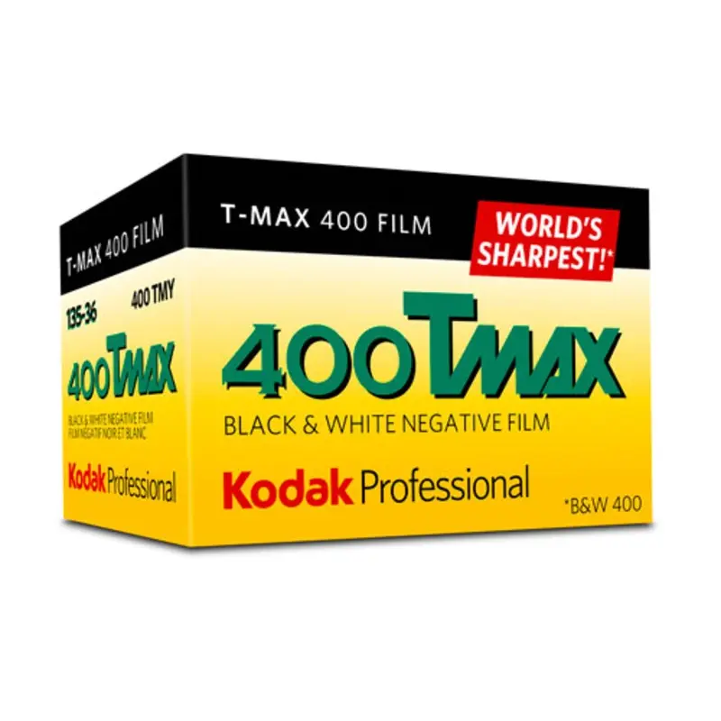 Kodak Professional T-Max 400 Black & White Negative - 35mm Film, 24 Exposures, Single Roll
