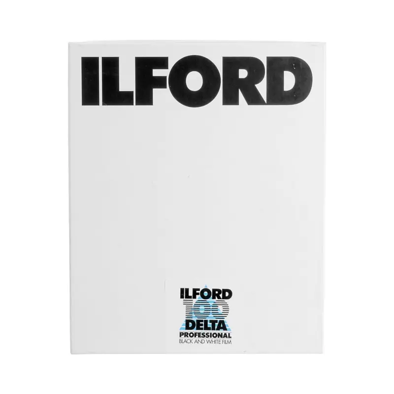 Ilford Delta 100 Professional Black & White Negative - 4x5" Film, 25 Sheets
