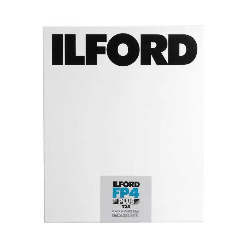 Ilford FP4 Plus 125 Black & White Negative - 5x7" Film, 25 Sheets