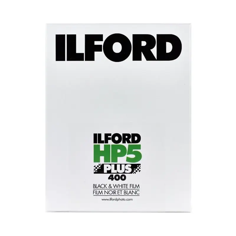 Ilford HP5 Plus 400 Black & White Negative - 4x5" Film, 100 Sheets