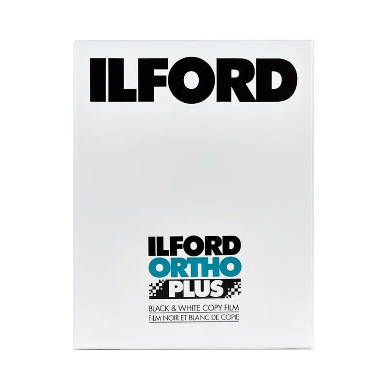 Ilford Ortho Plus 80 Black & White Negative - 4x5" Film, 25 Sheets