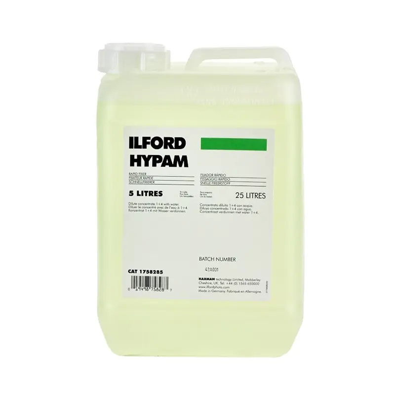 Ilford Hypam Non-Hardening Rapid Fixer for Black & White Print/Film - 5 Liter
