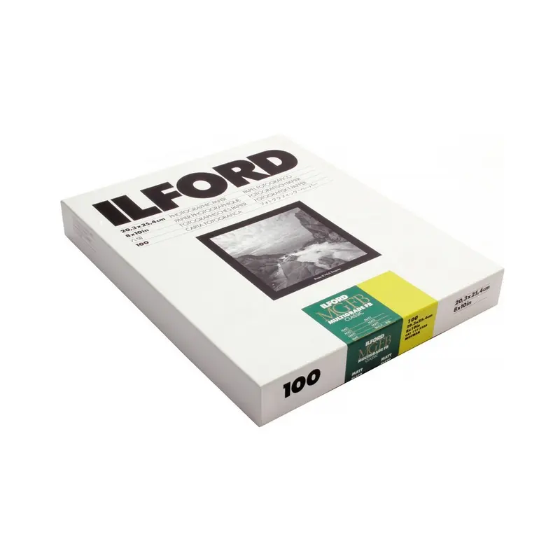 Ilford Multigrade FB Classic Matte Variable Contrast Paper, 8 x 10" - 100 Sheets