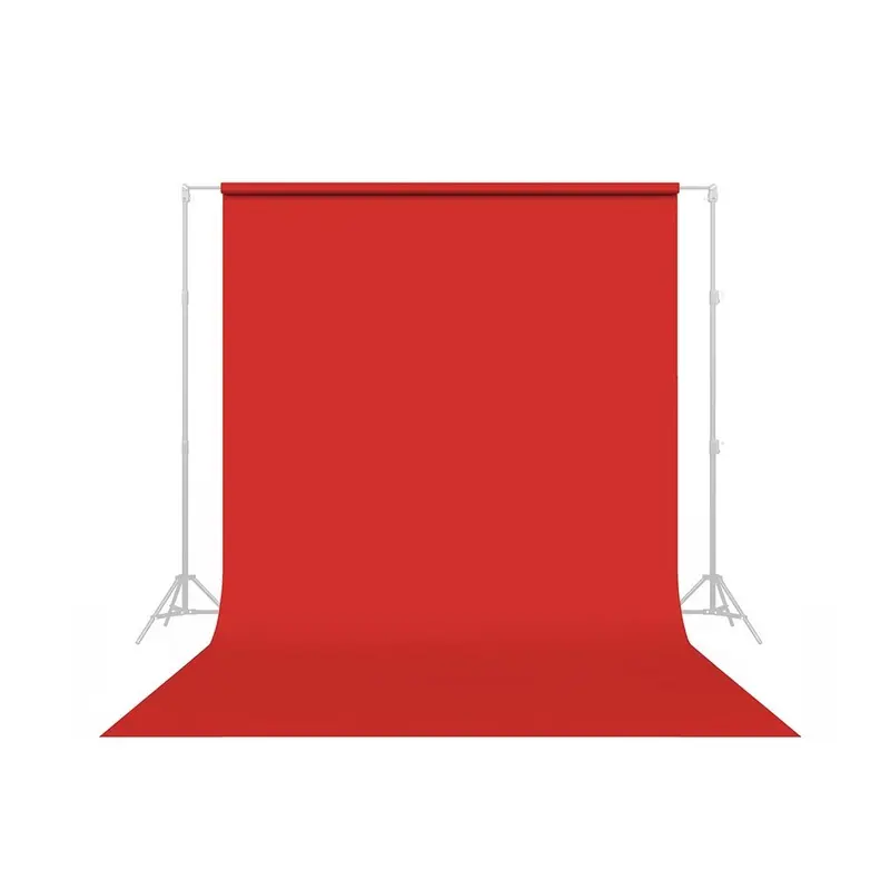 Savage #08 Primary Red Seamless Background Paper 107" x 36' - In Store Pick Up Only
