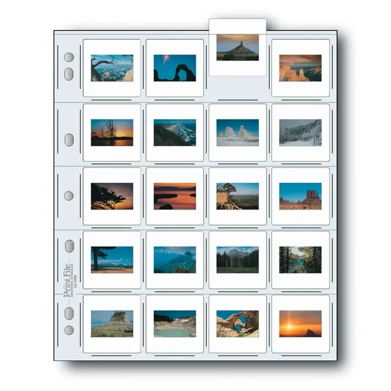 Print File 20HB 2" x 2" Slide Pages 25 Sheets
